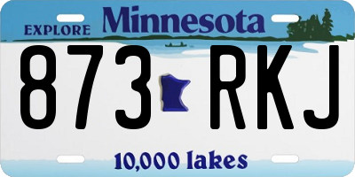 MN license plate 873RKJ