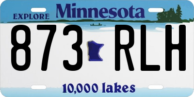 MN license plate 873RLH
