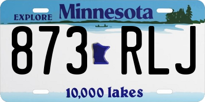 MN license plate 873RLJ