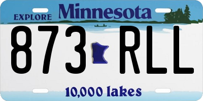 MN license plate 873RLL
