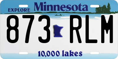 MN license plate 873RLM