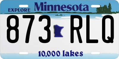 MN license plate 873RLQ