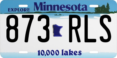 MN license plate 873RLS