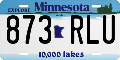 MN license plate 873RLU