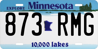 MN license plate 873RMG