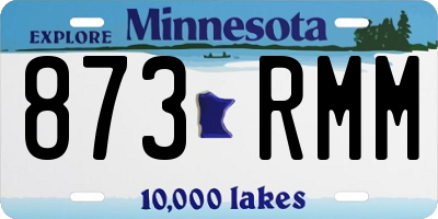 MN license plate 873RMM