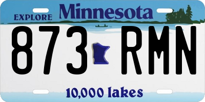 MN license plate 873RMN