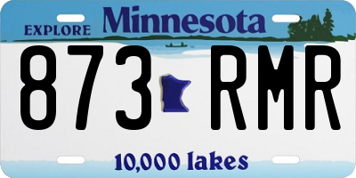 MN license plate 873RMR