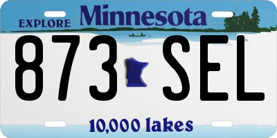 MN license plate 873SEL