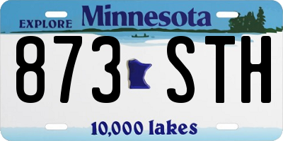 MN license plate 873STH