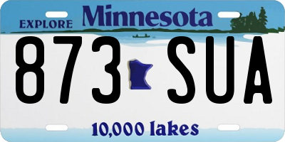 MN license plate 873SUA