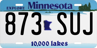 MN license plate 873SUJ