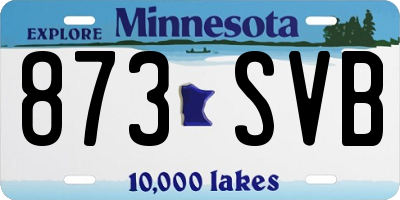 MN license plate 873SVB