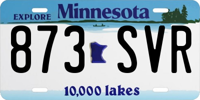 MN license plate 873SVR