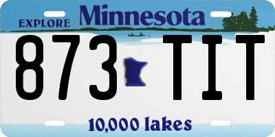 MN license plate 873TIT
