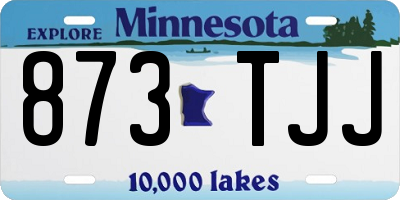 MN license plate 873TJJ