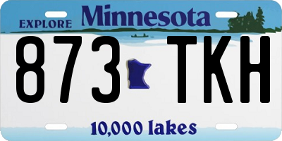 MN license plate 873TKH