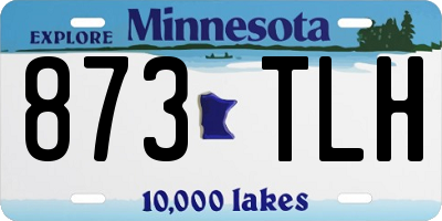 MN license plate 873TLH