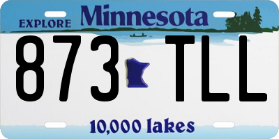 MN license plate 873TLL