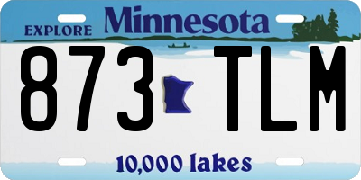 MN license plate 873TLM