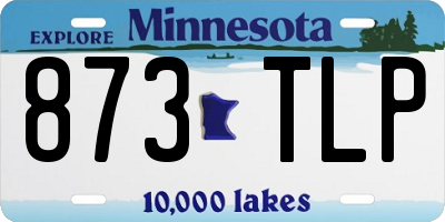 MN license plate 873TLP