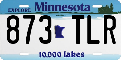 MN license plate 873TLR