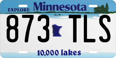 MN license plate 873TLS