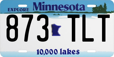 MN license plate 873TLT
