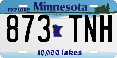MN license plate 873TNH