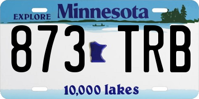 MN license plate 873TRB