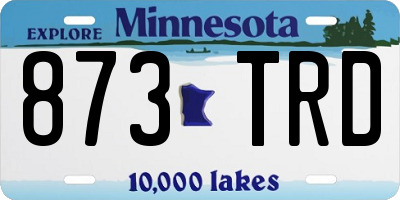 MN license plate 873TRD