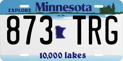 MN license plate 873TRG