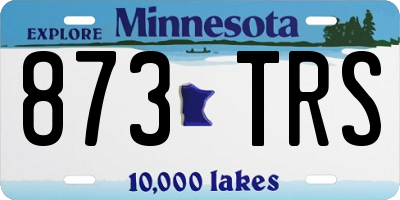 MN license plate 873TRS