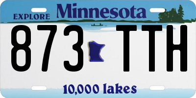 MN license plate 873TTH