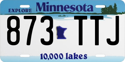 MN license plate 873TTJ