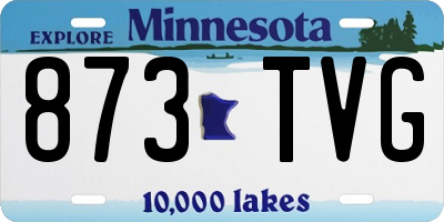 MN license plate 873TVG