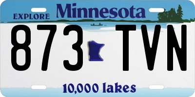MN license plate 873TVN