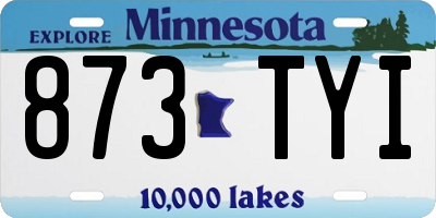 MN license plate 873TYI