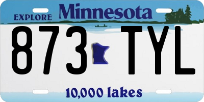 MN license plate 873TYL