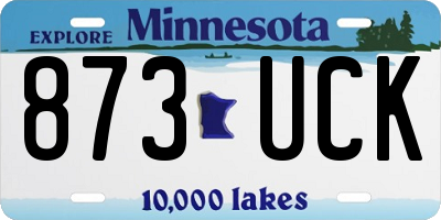 MN license plate 873UCK