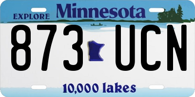 MN license plate 873UCN