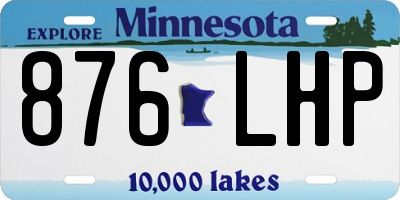 MN license plate 876LHP