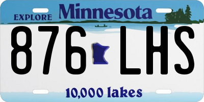 MN license plate 876LHS