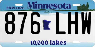MN license plate 876LHW