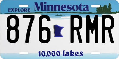 MN license plate 876RMR