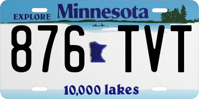 MN license plate 876TVT