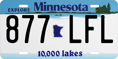 MN license plate 877LFL