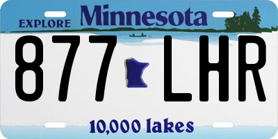 MN license plate 877LHR