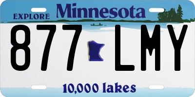 MN license plate 877LMY