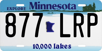 MN license plate 877LRP